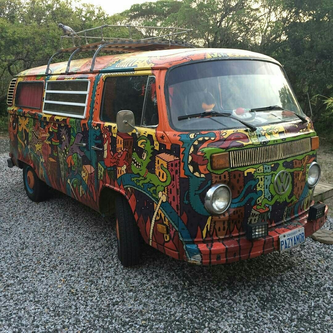 Volkswagen хиппи мордой