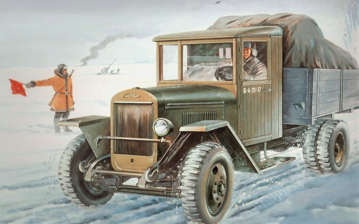 Полуторка и ЗИС 5