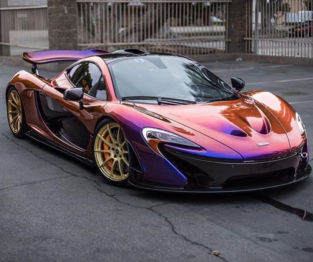 MCLAREN p1 фиолетовый