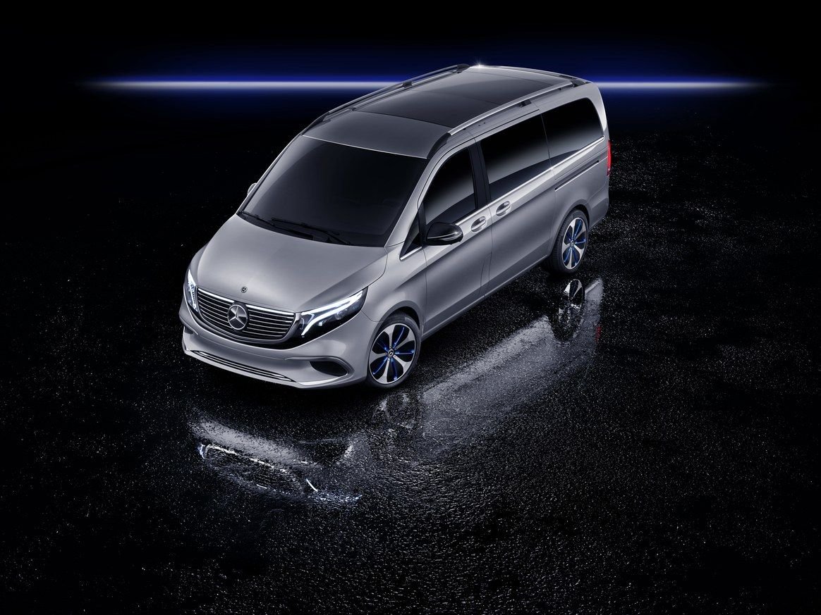 Электрический v class Mercedes