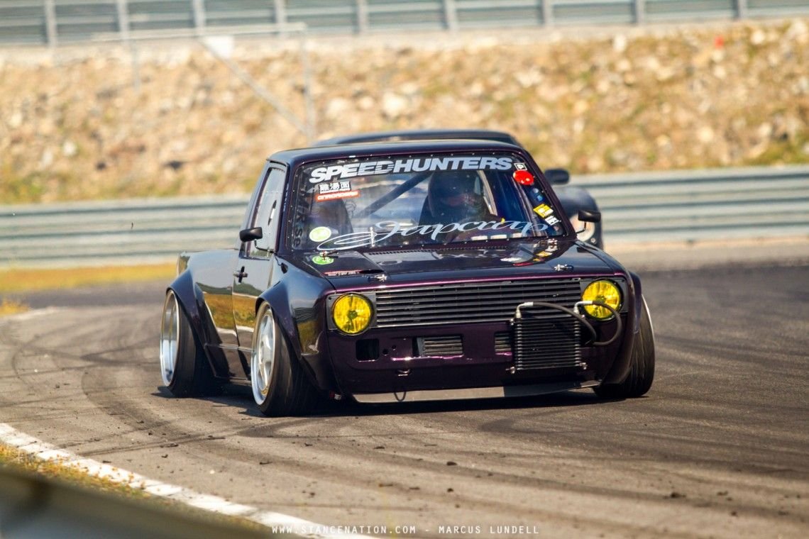 VW Golf 2 дрифт