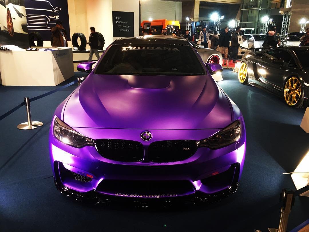 BMW m5 фиолетовая матовая