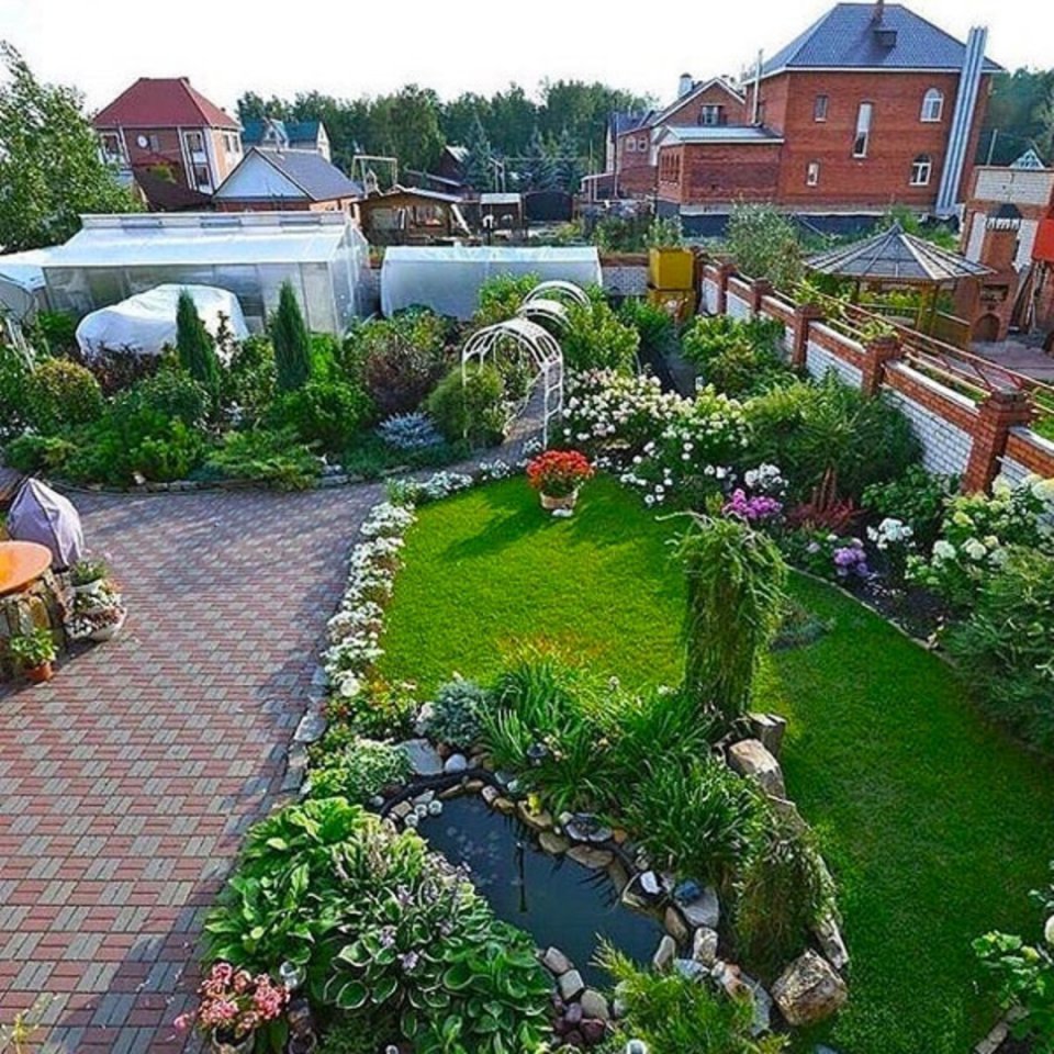 Ландшафт участка 4 сотки
