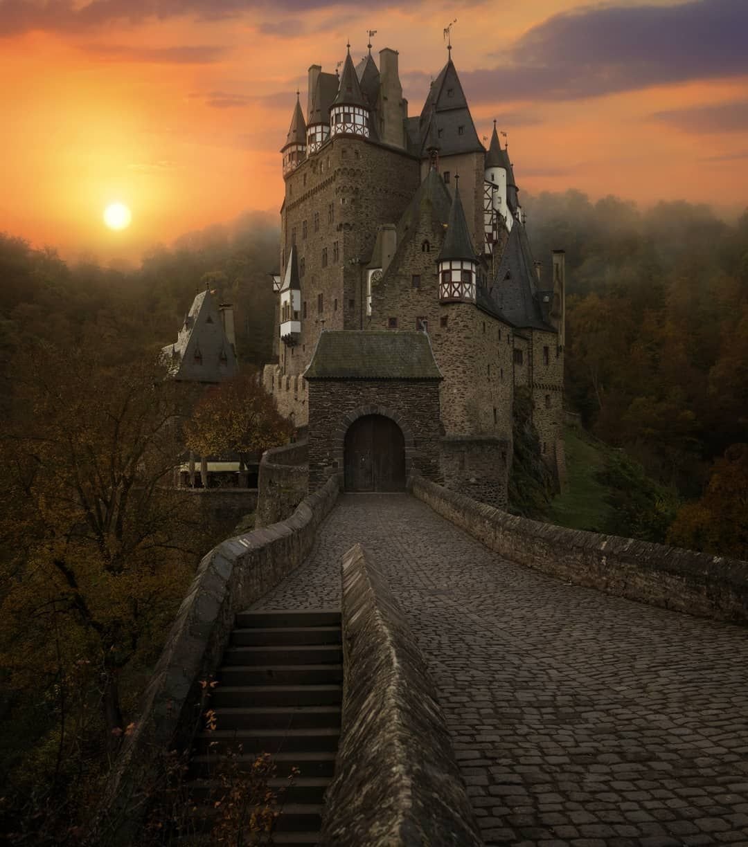 Burg Eltz Германия Хогвартс