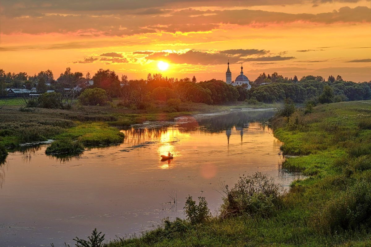 Река Нерль Суздаль