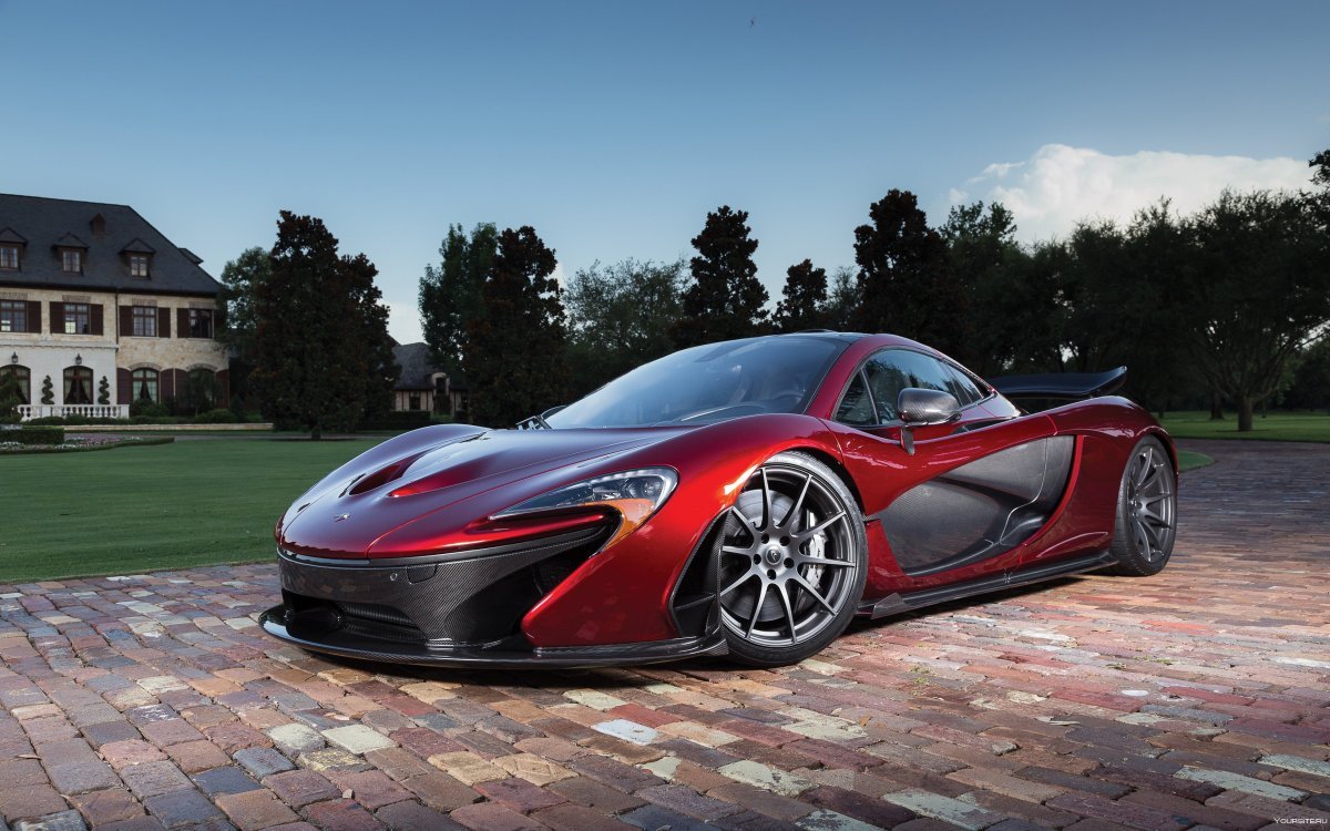 MCLAREN p1 красный