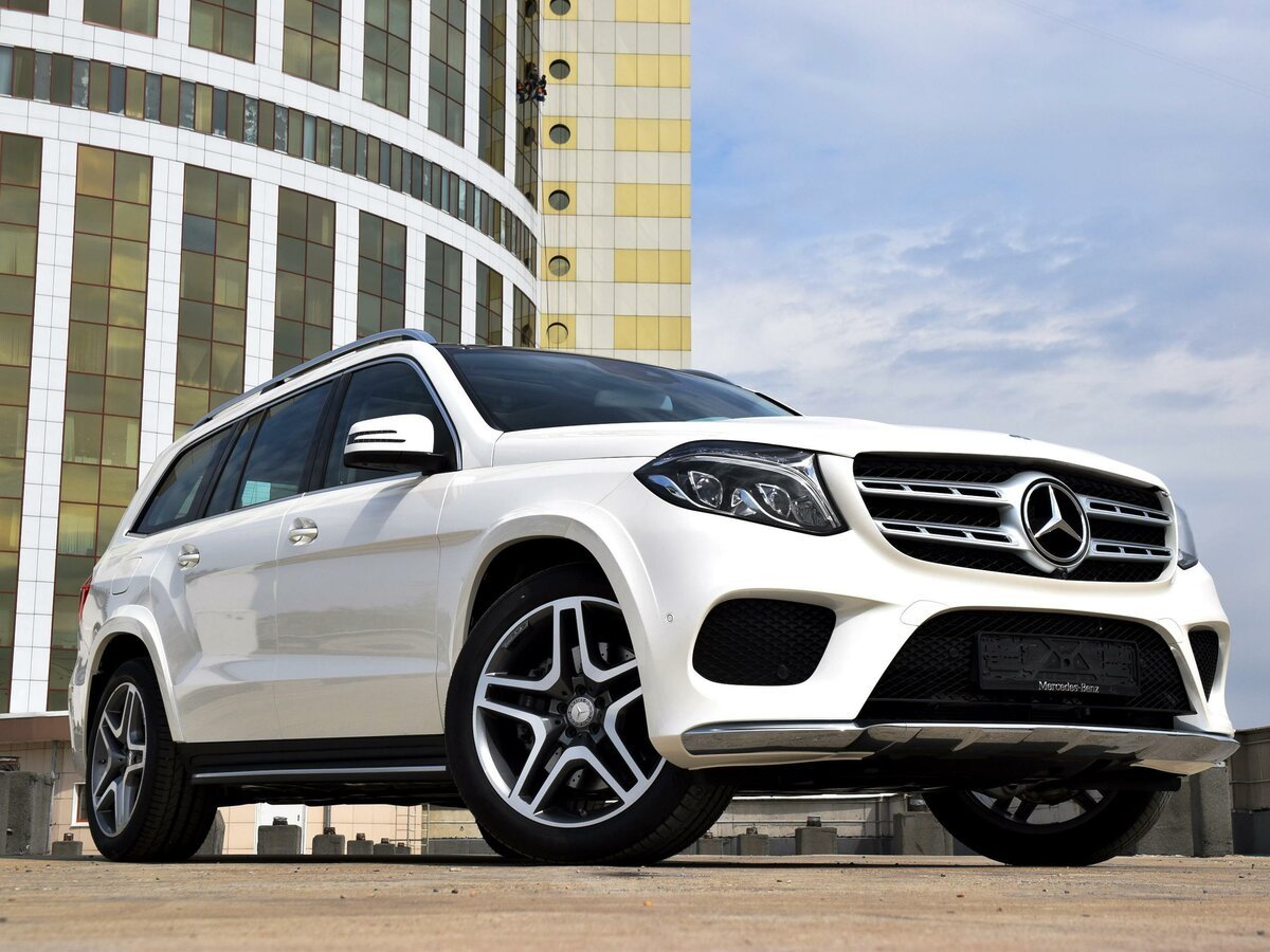 Мерседес Бенц gls400 белый