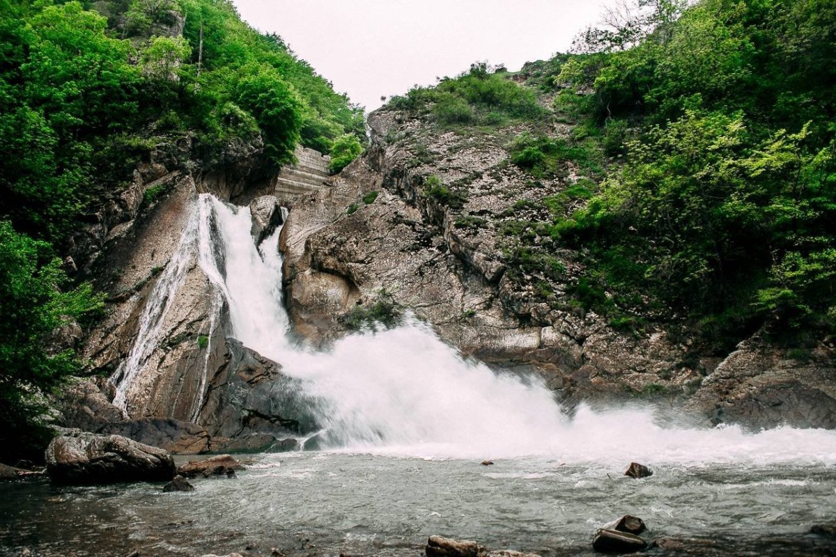 Хучнинский водопад в Дагестане