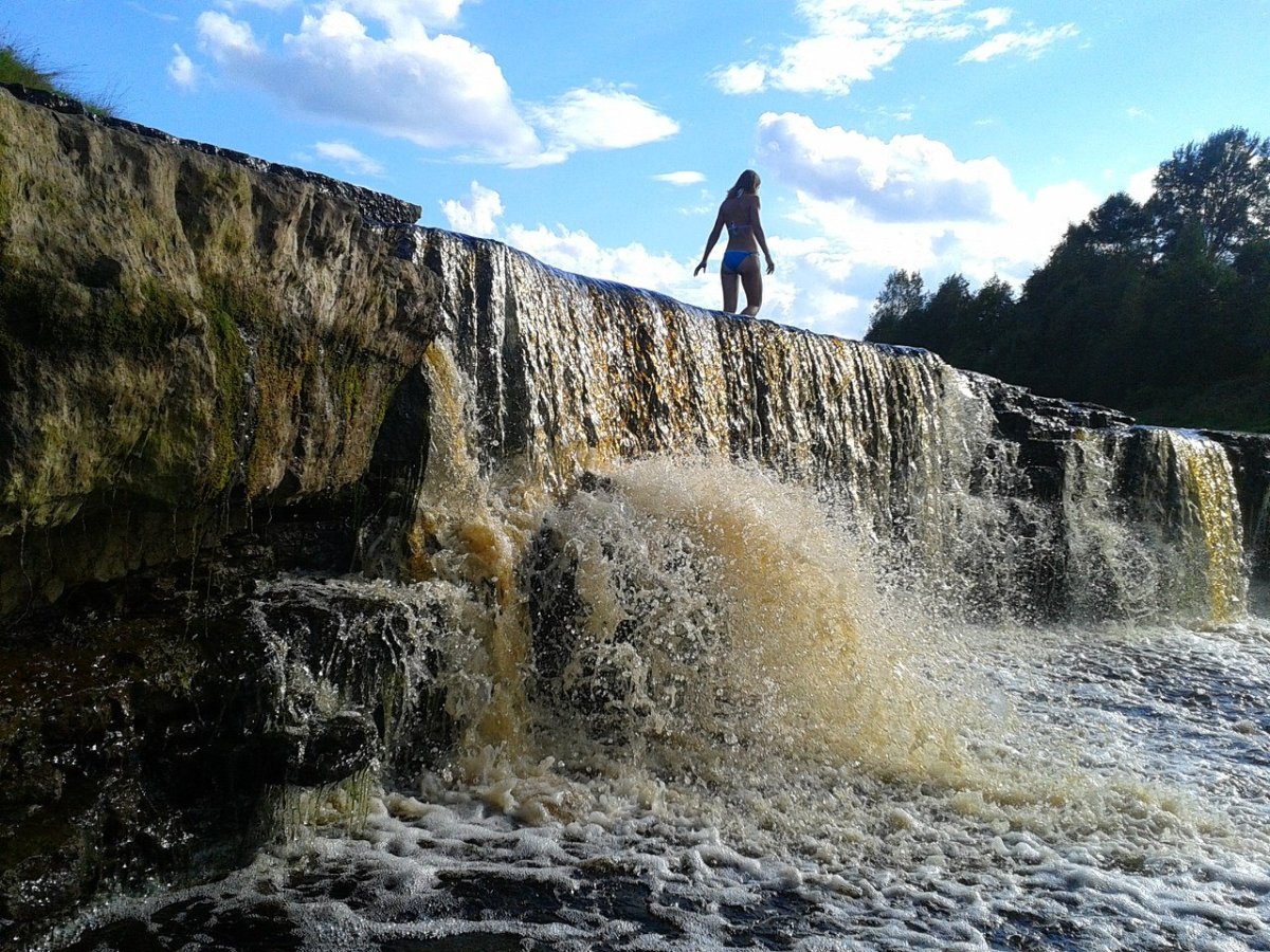 Водопады в Ленинградской области Саблино
