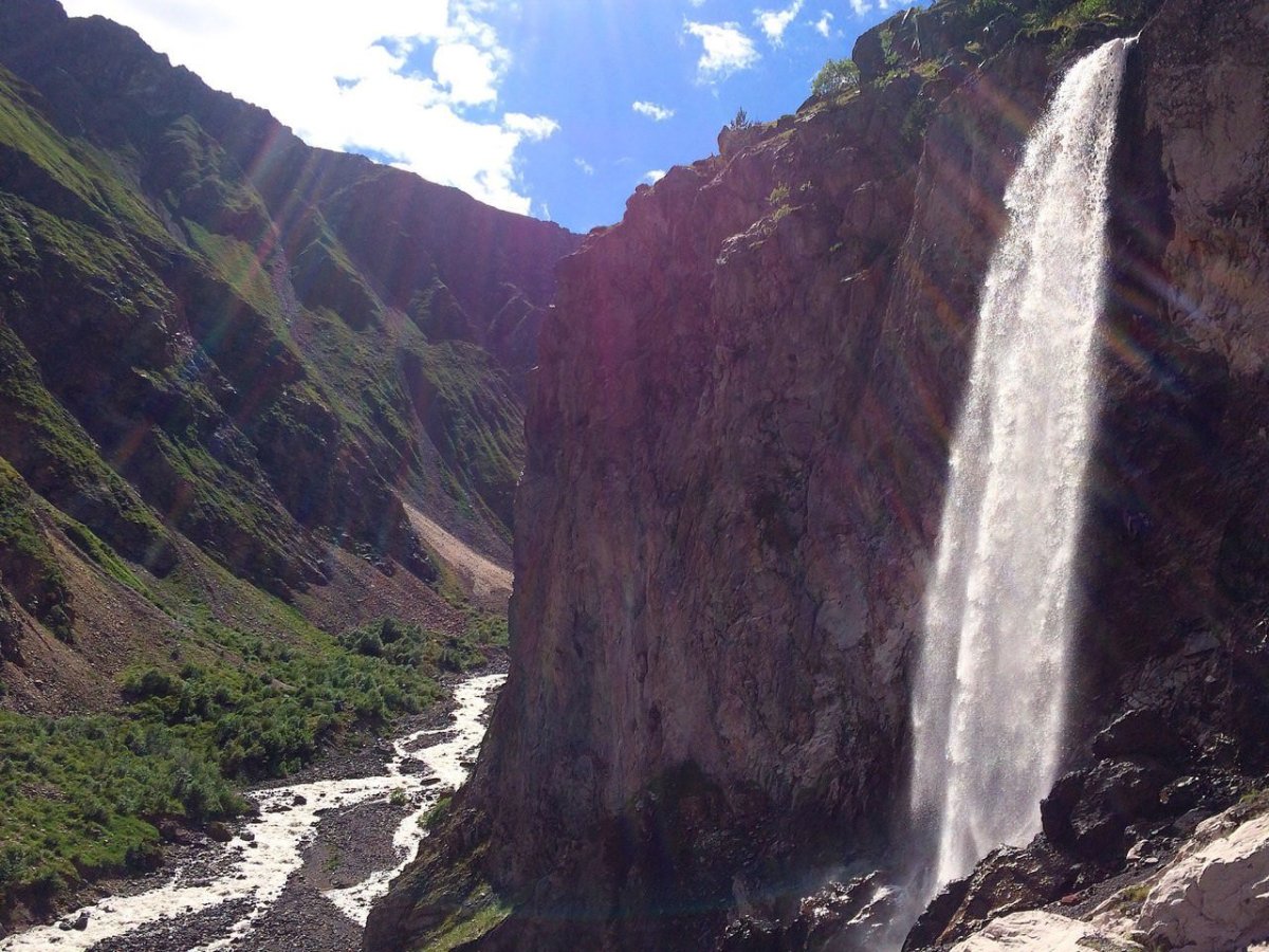Водопад Терскол Кабардино-Балкария