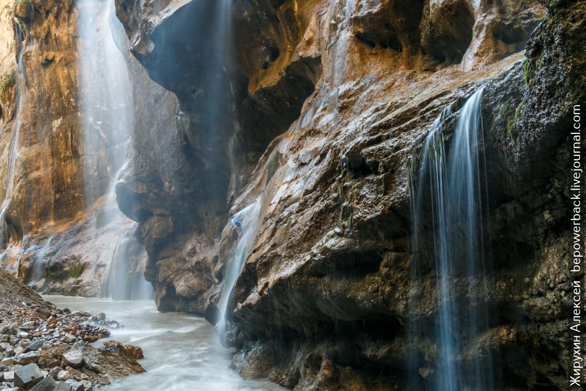 Чегемские водопады Кабардино-Балкария