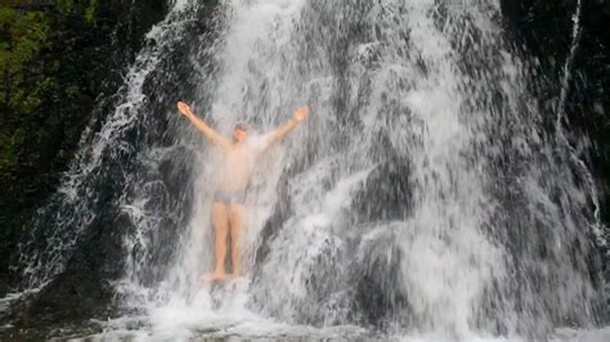 Очищающий водопад практика