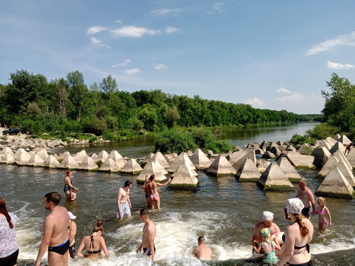 Водопады в Саратовской области на реке Иргиз