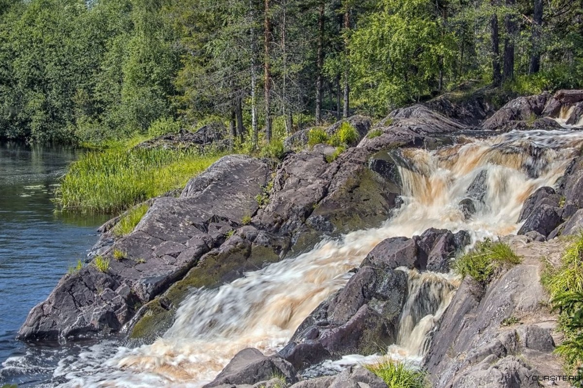 Сортавала водопады Ахвенкоски