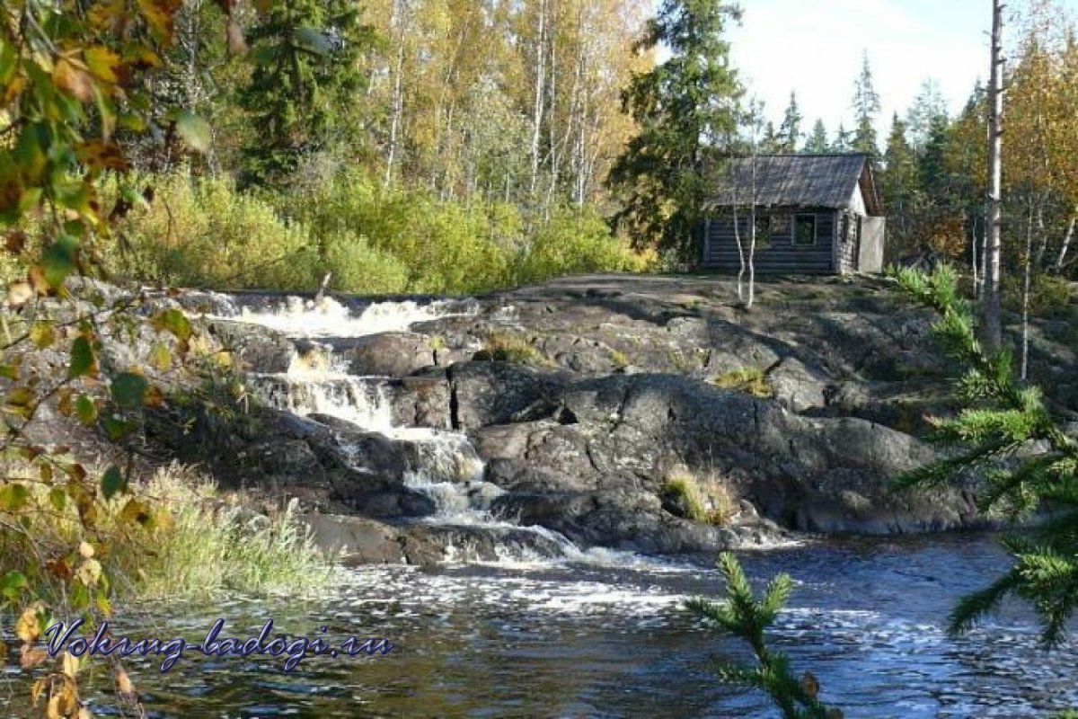 Водопады Ахвенкоски Карелия