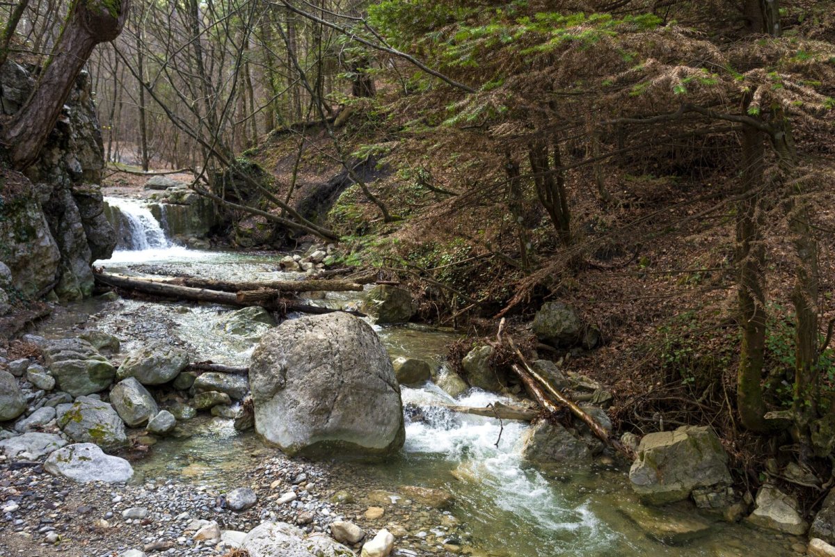 Водопадная река Учан-Су