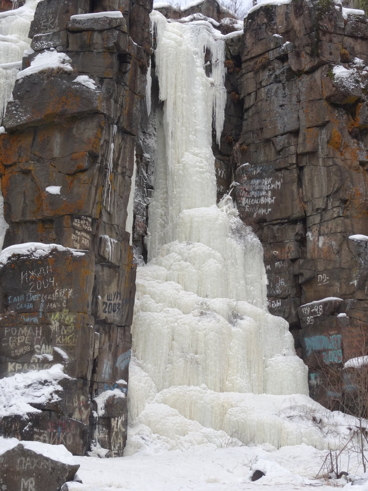 Уковский водопад в Нижнеудинске