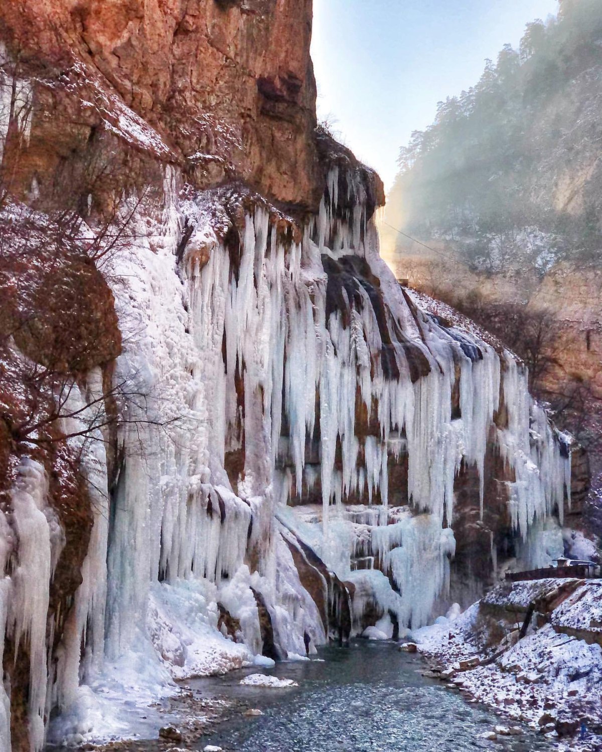 Чегемские водопады Кабардино-Балкария