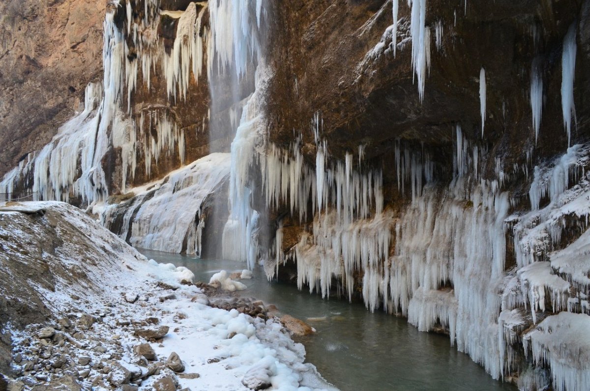 Чегемские водопады Кабардино-Балкария
