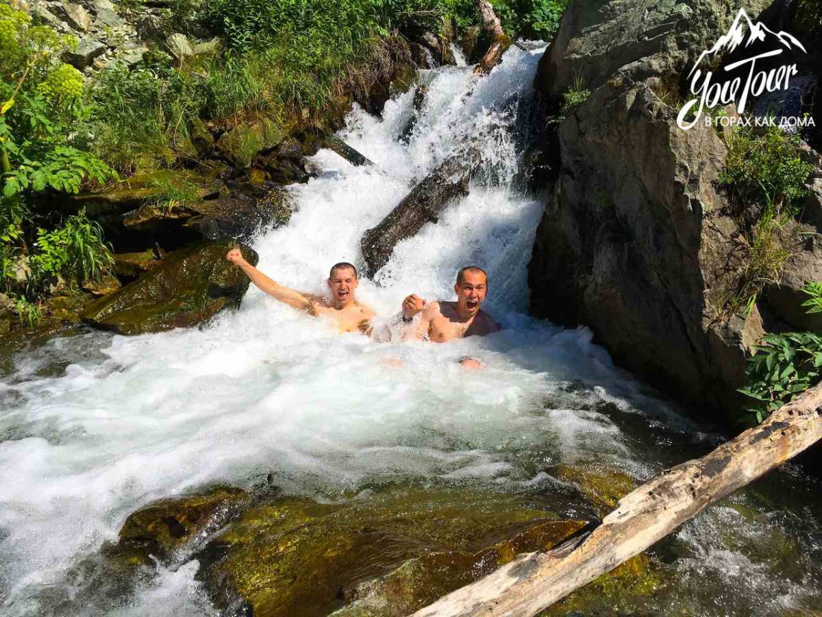 Водопад Бельтертуюк зимой