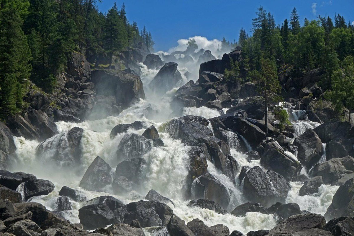 Водопад Куркуре Алтай