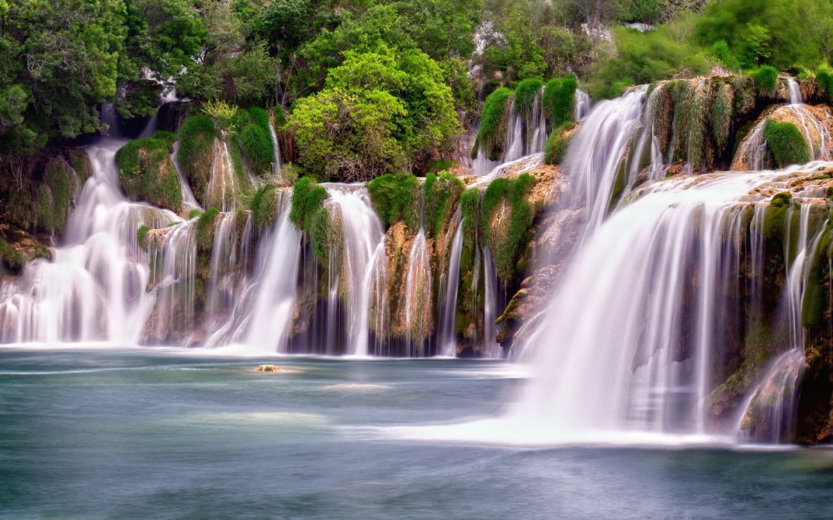 Красота воды водопад