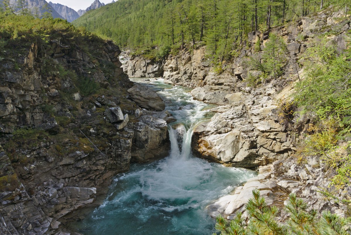 Саяны водопад Бурятия