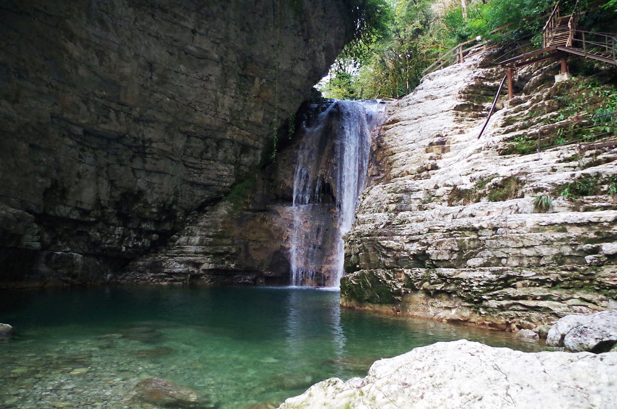 Абхазия Мерхеул водопад