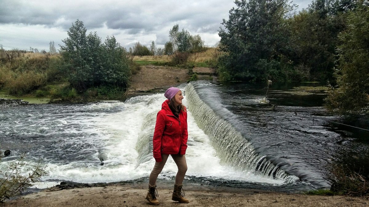 Водопад Кудьма зеленый город