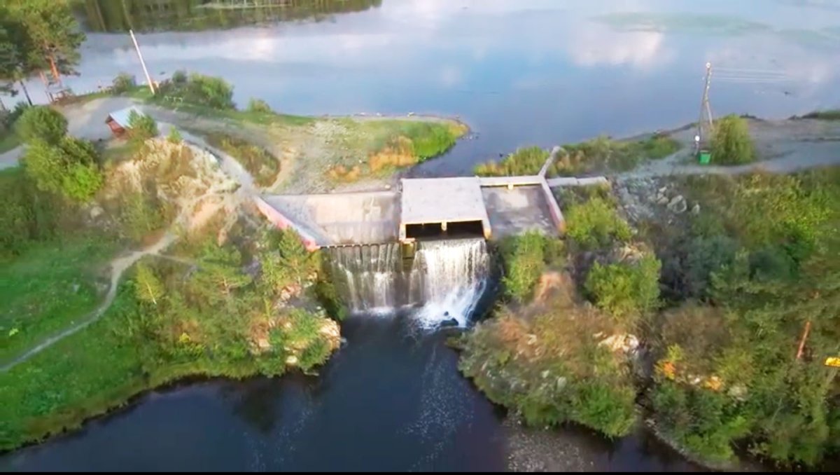 Карпысакский водопад в Новосибирске