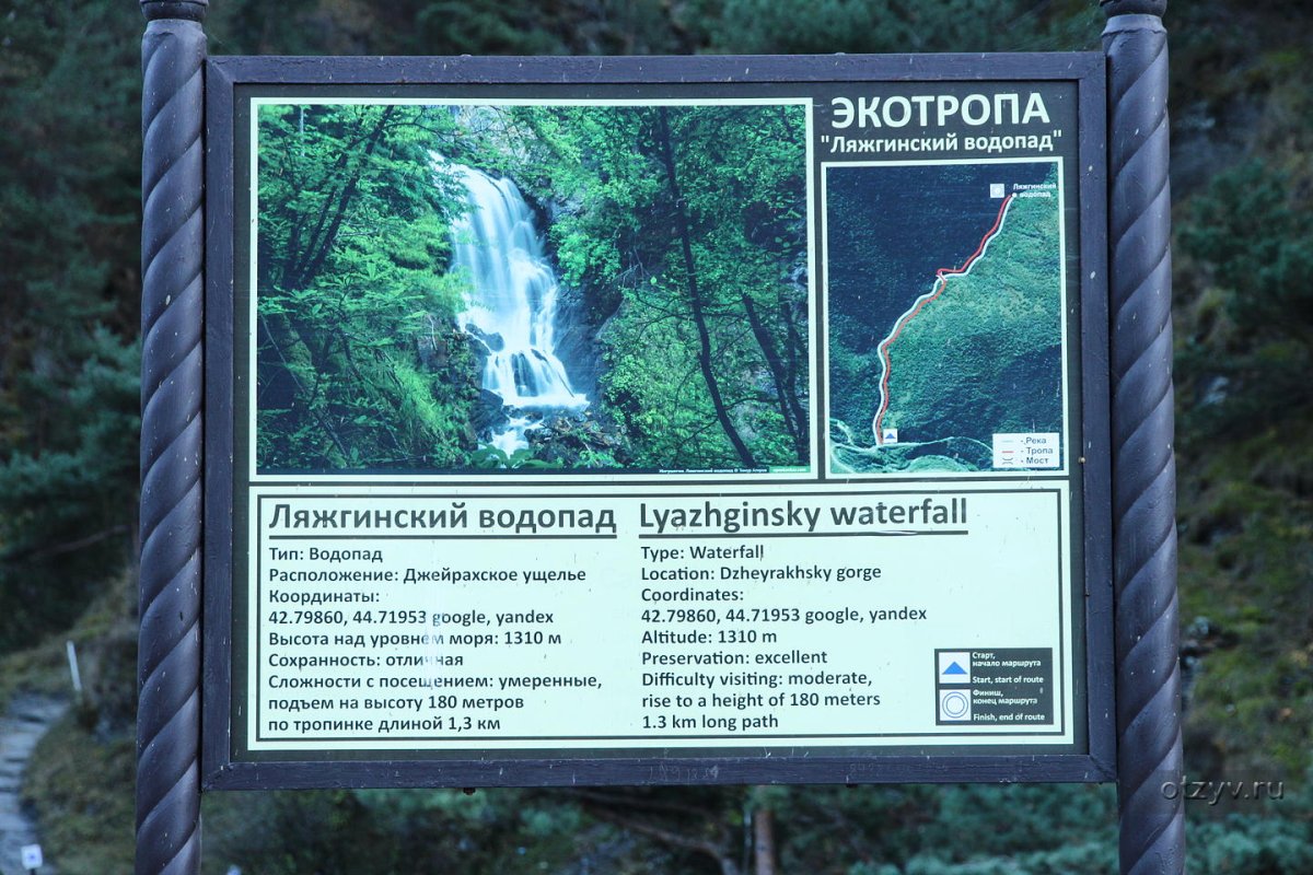 Армхи водопад