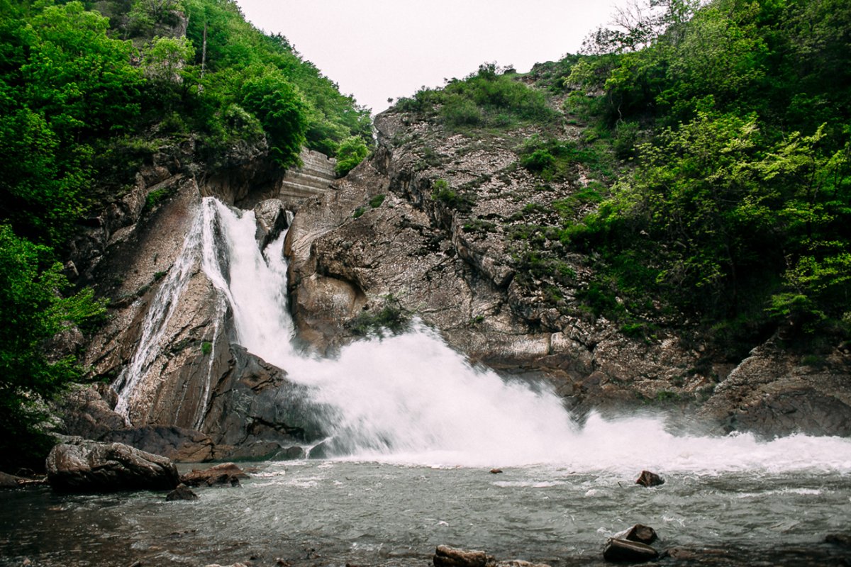 Хучнинский водопад в Дагестане