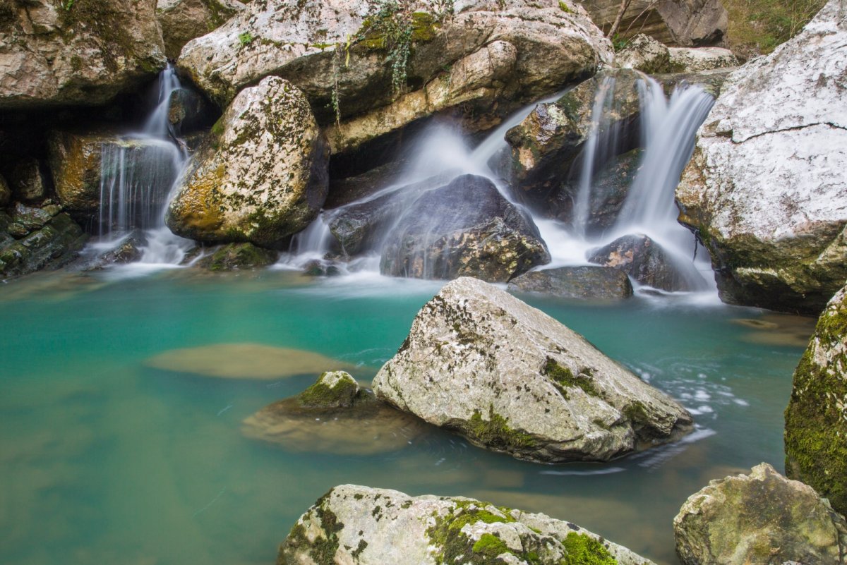 Агурские водопады Краснодарский край