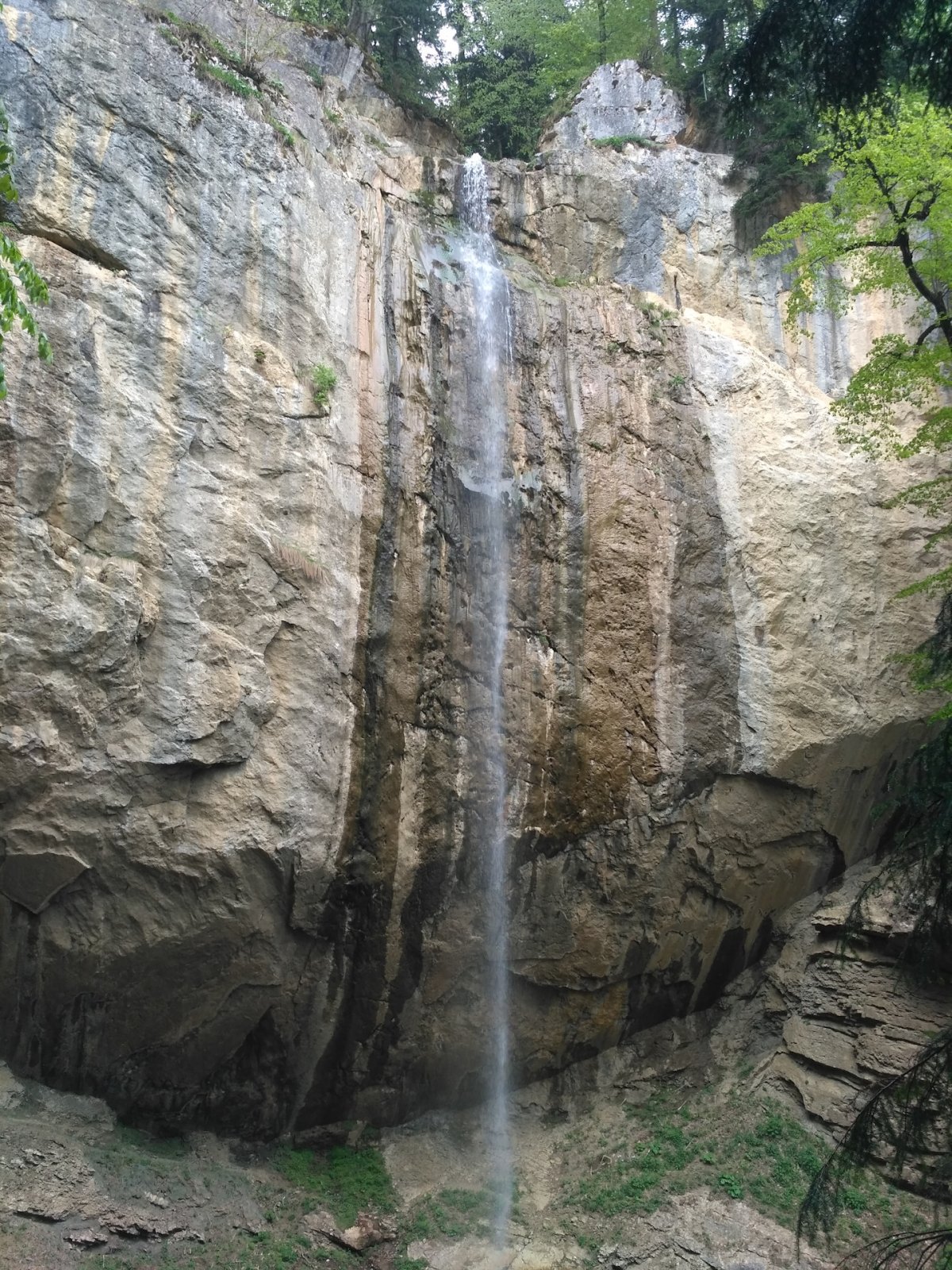 Капустинский водопад Краснодарский край