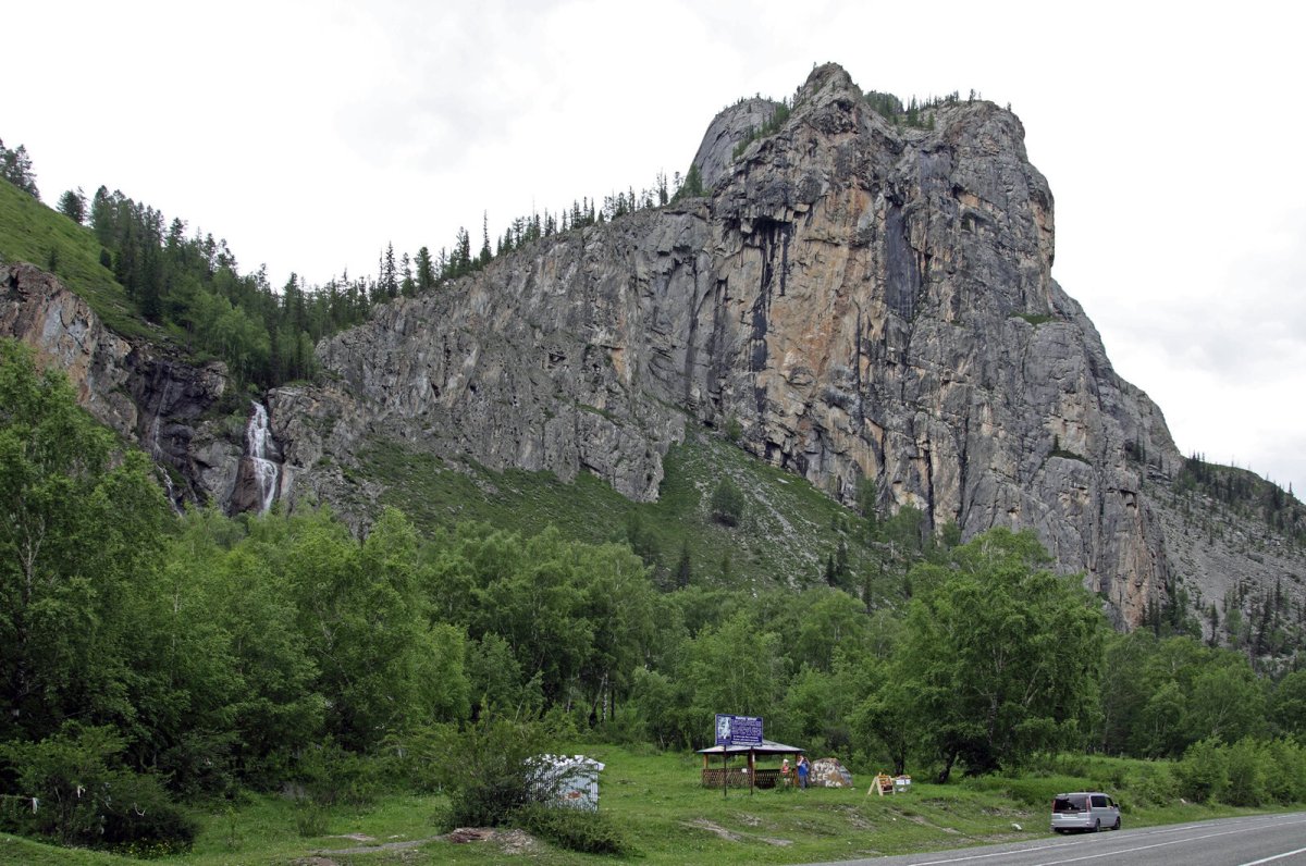 Водопад Ширлак горный Алтай
