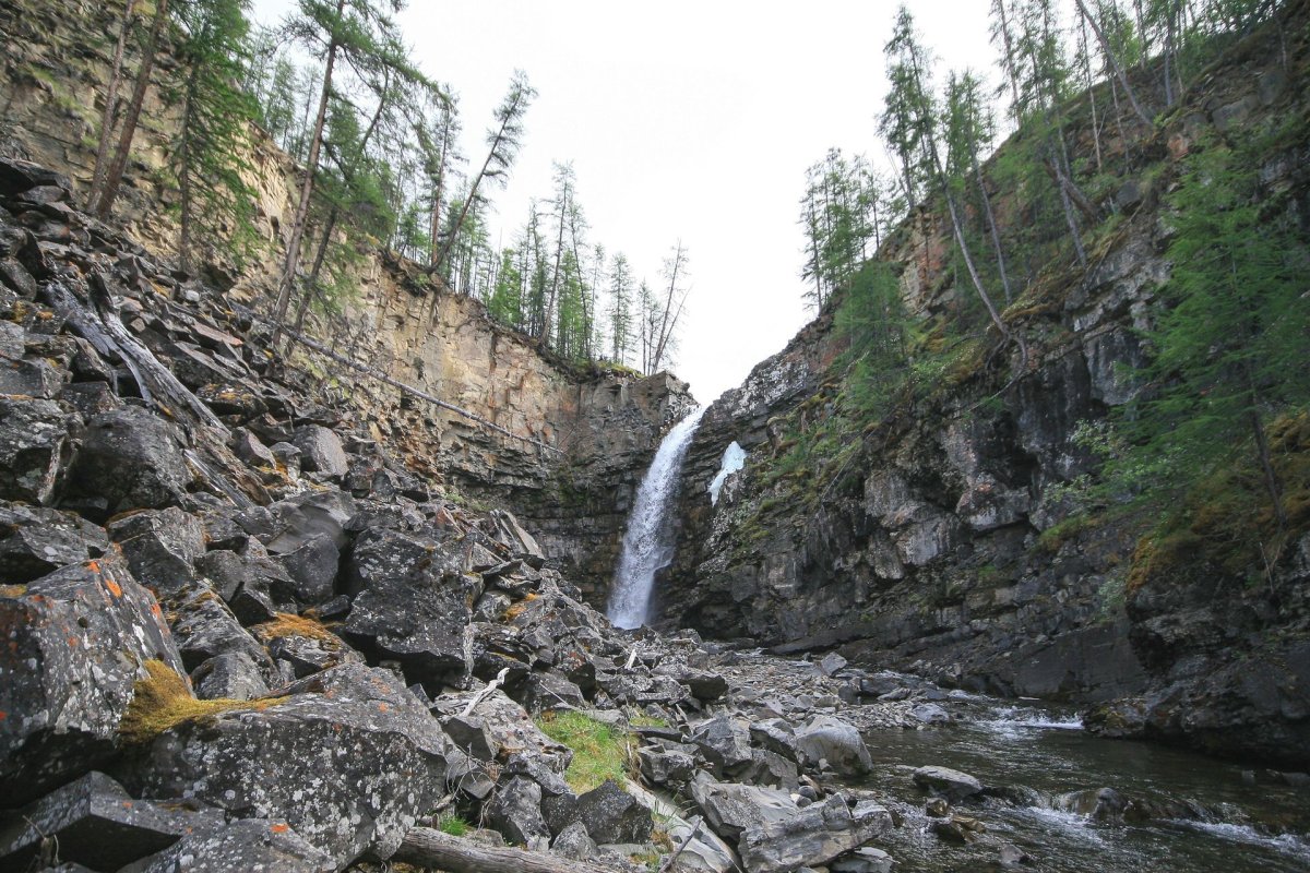 Водопад Еланка Якутск