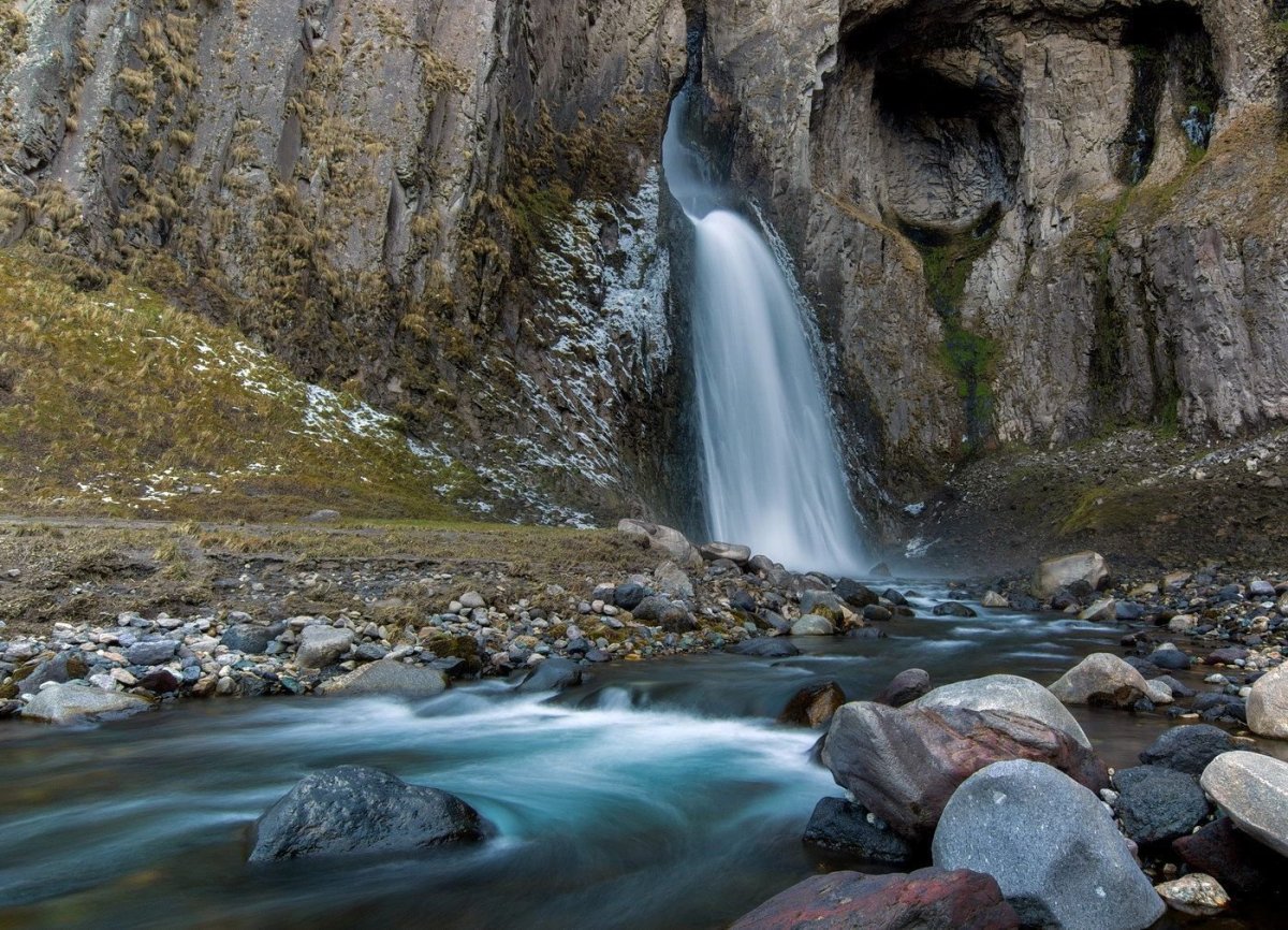 Водопад Каракая Су Кабардино-Балкария