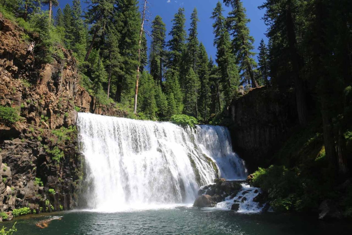Водопад Illilouette Falls