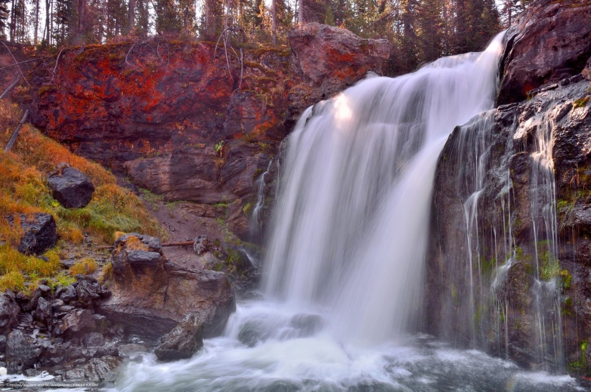 Rocky Mountain водопады