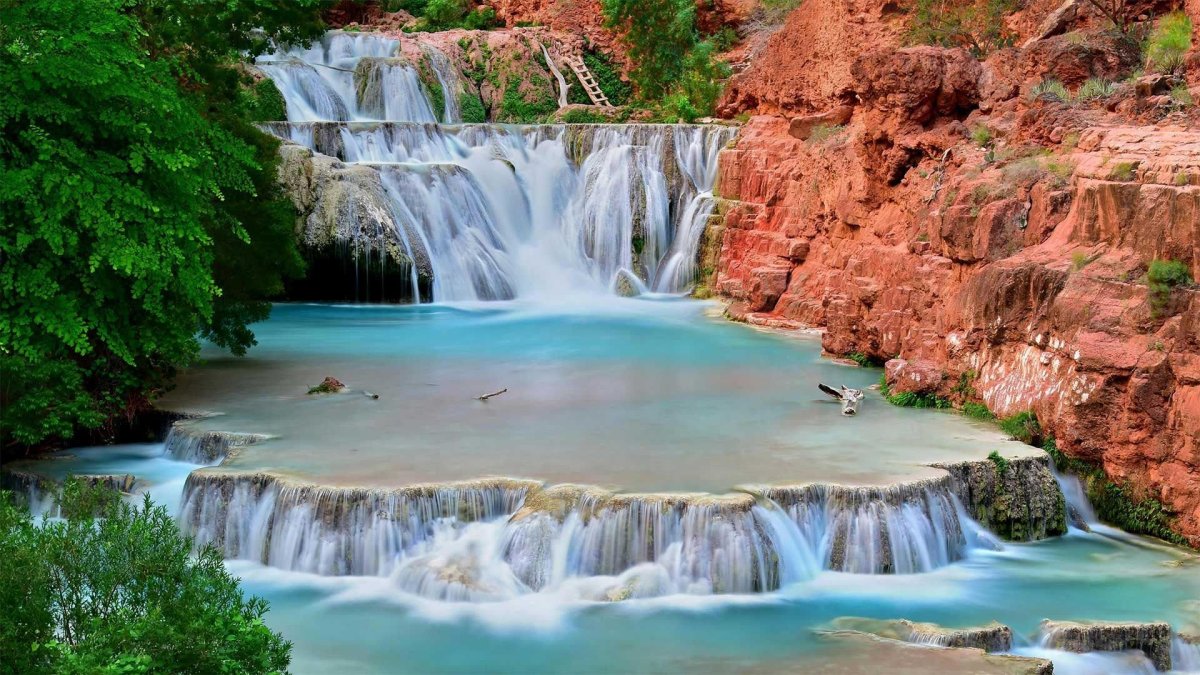 Водопады Хавасу, Гранд-каньон, Аризона, США