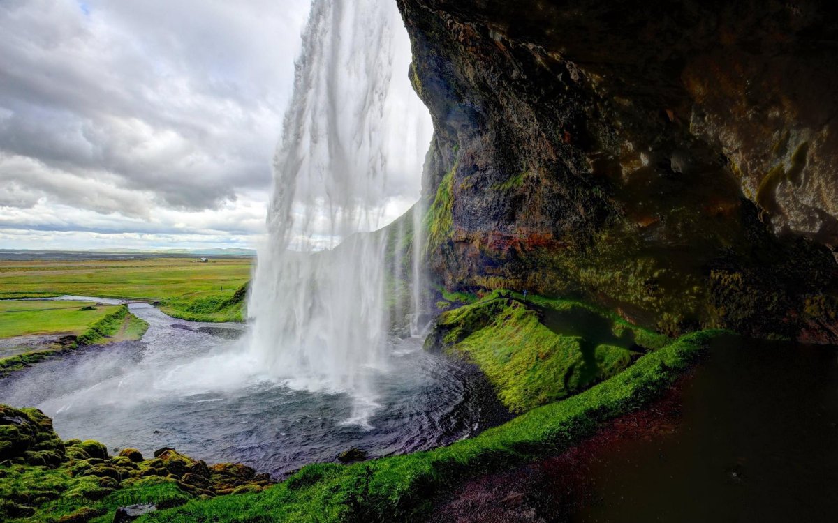 Водопад Сельяландфосс, Исландия