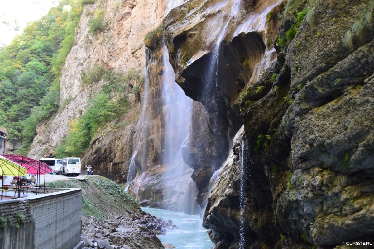 Чегемские водопады Кабардино-Балкария