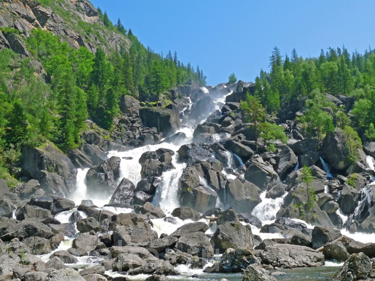 Долина Чулышман водопад Учар