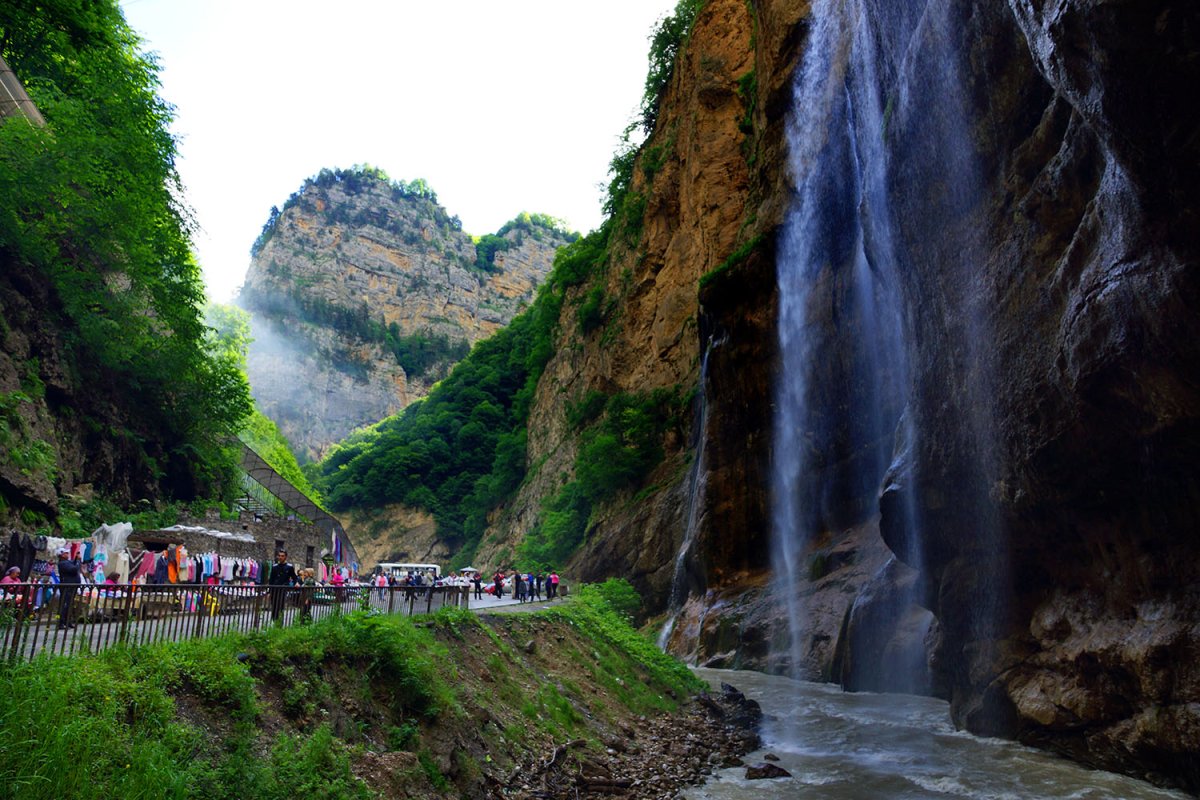 Чегемские водопады Кабардино-Балкария