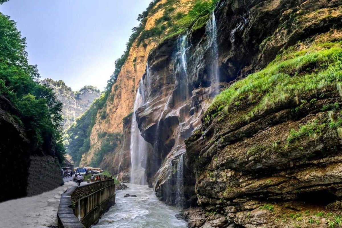 Чегемские водопады Кабардино-Балкария