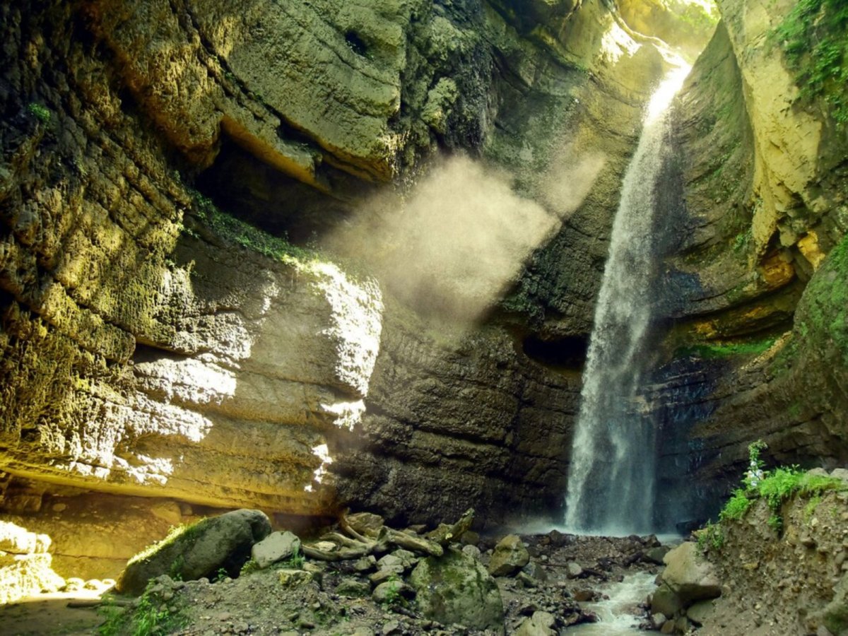 Чегемские водопады Кабардино-Балкария