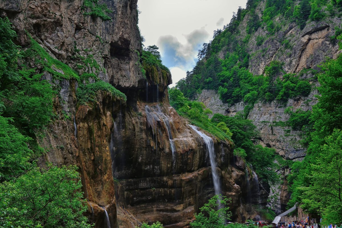 Чегемские водопады Кабардино-Балкария