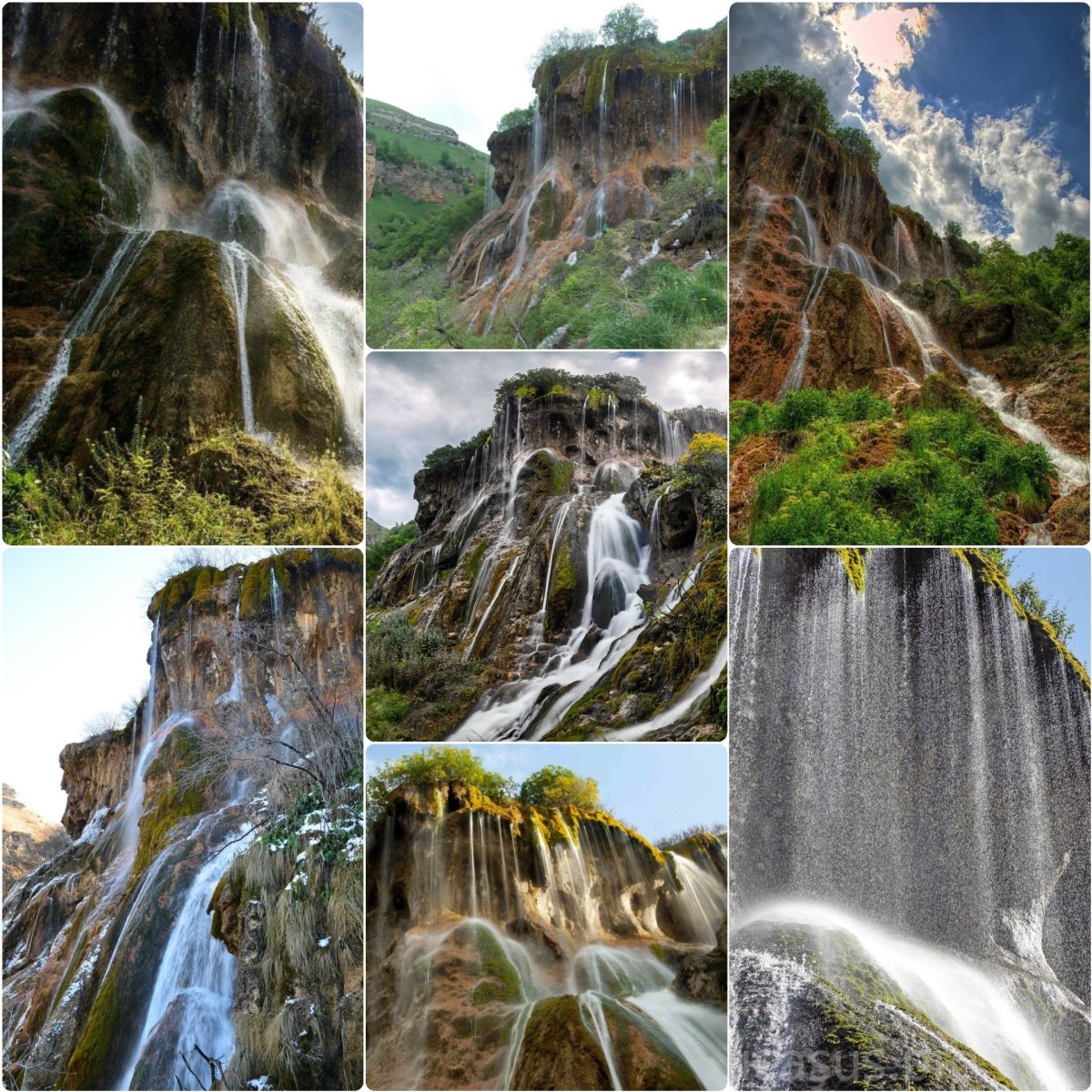 Водопад Царская корона Кабардино-Балкария