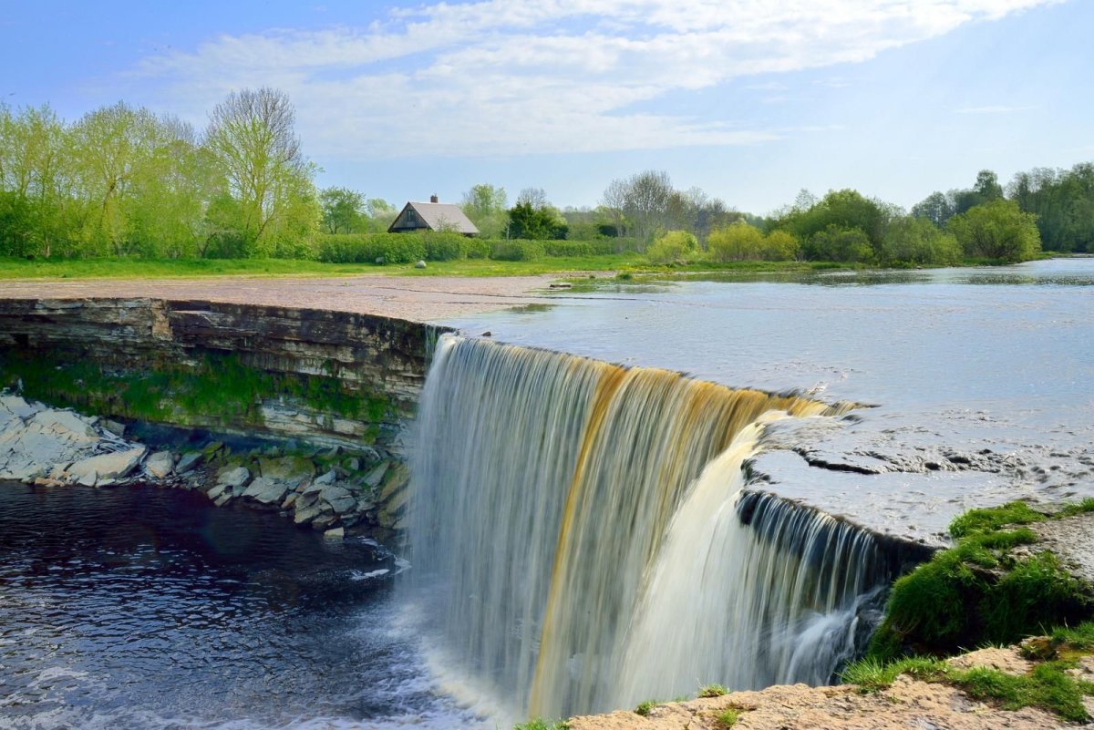 Водопад Ягала Эстония
