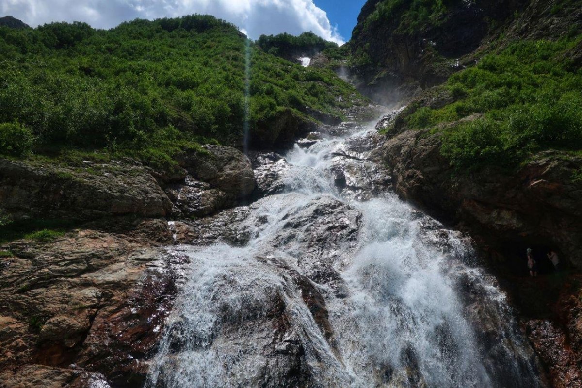 Водопад Байради Дигорское ущелье